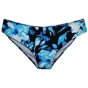 NWT Heat Plus Size Swimsuit Bikini Bottoms 18 20 22 24 W Blue Floral